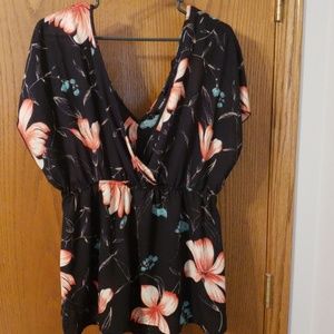 Torrid Floral Blouse